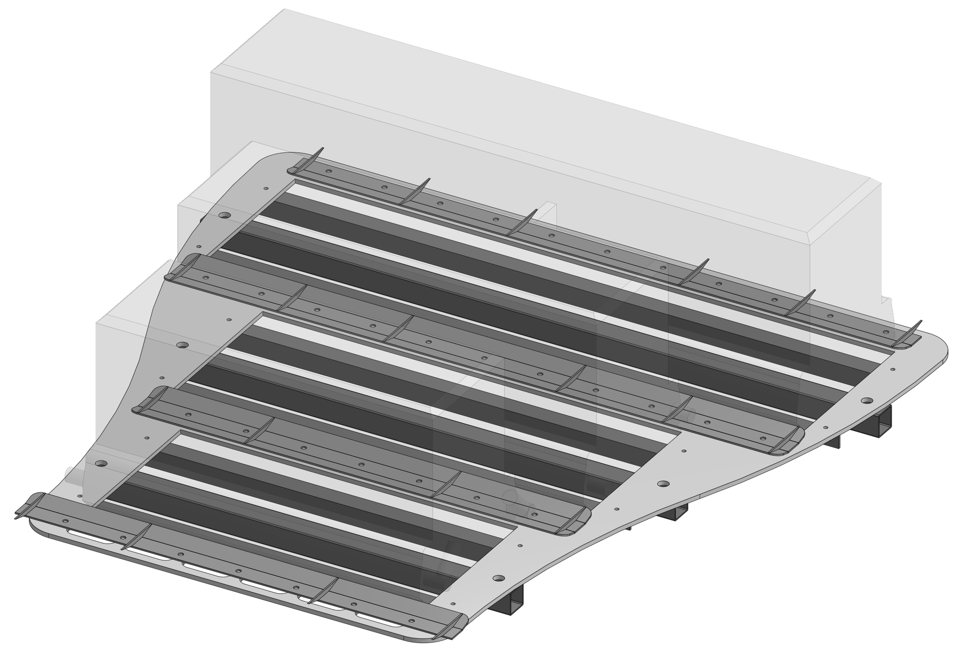 Rectangle Grille Office supplies Output device Gas